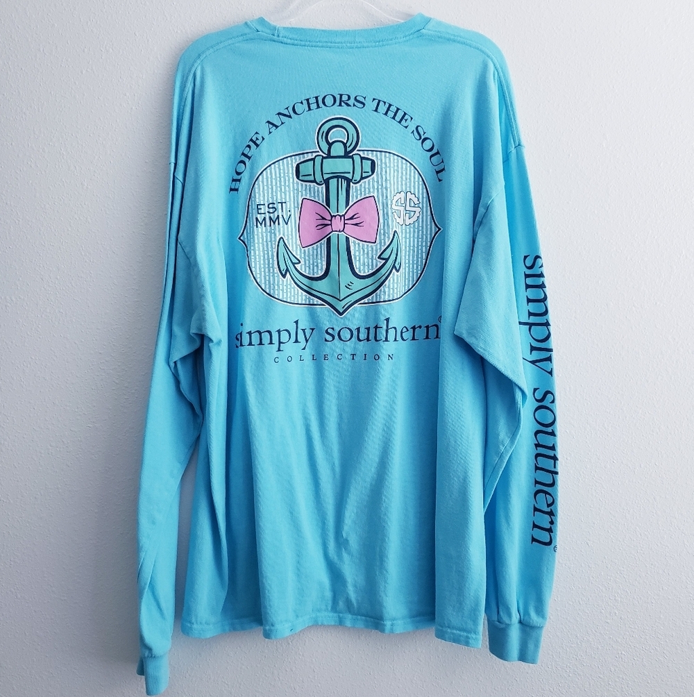 Simply Southern Anchor Hope Long Sleeve T-Shirt